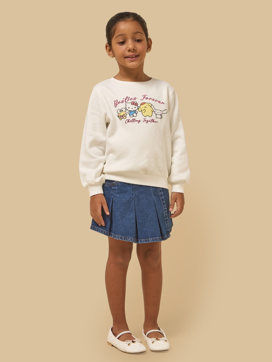 Hello Kitty and Friends Print Regular Fit Sweatshirt