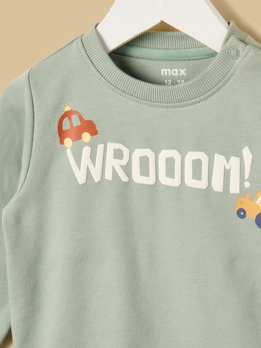 Pack of 2 - Car Print Sweatshirt