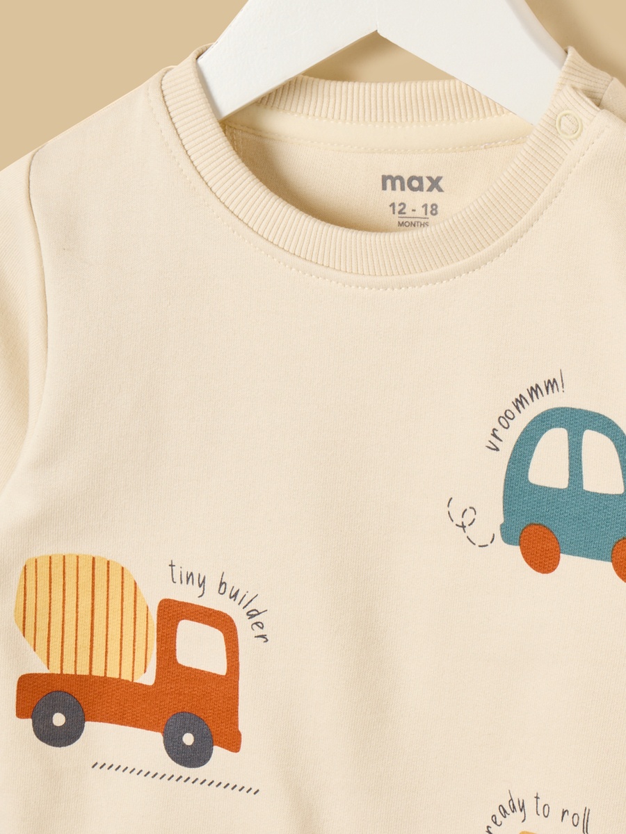 Pack of 2 - Car Print Sweatshirt
