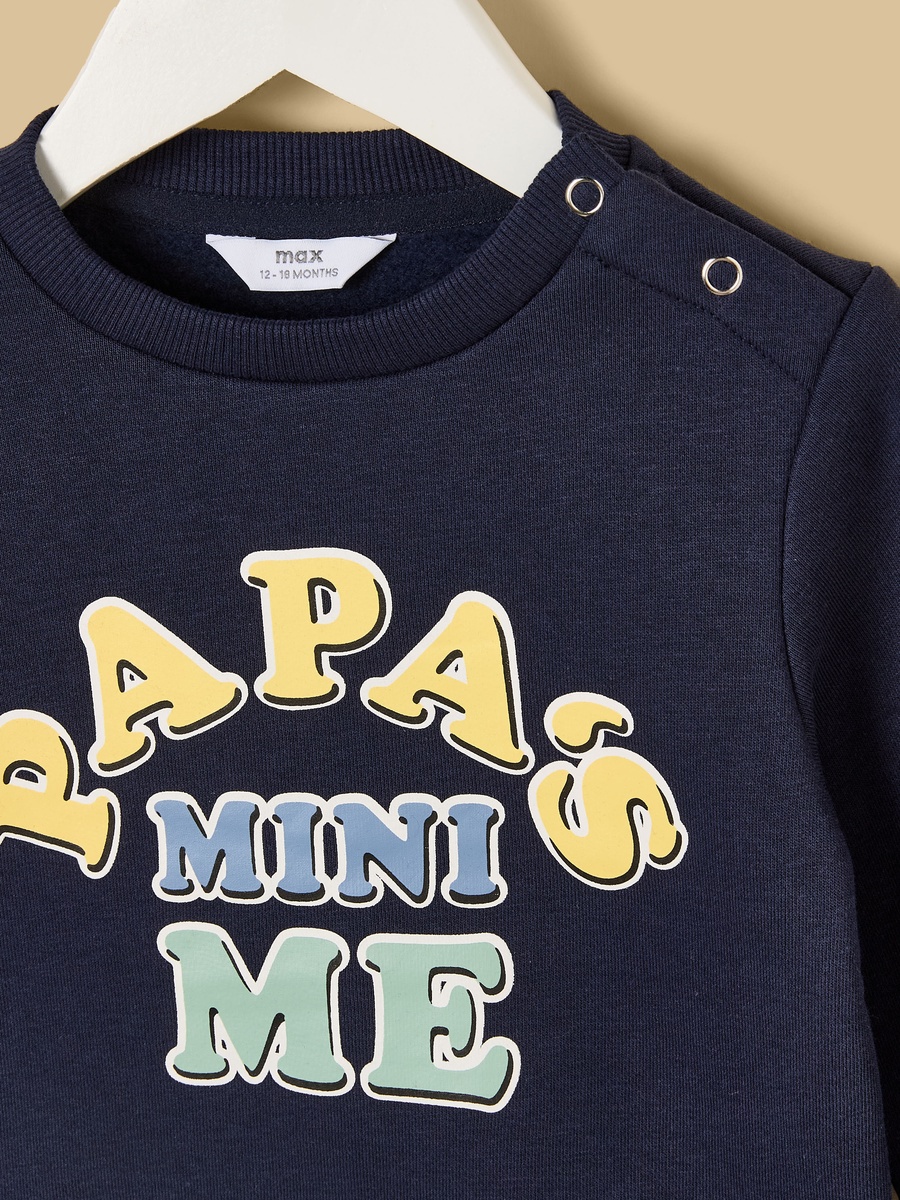 Typographic Print Sweatshirt