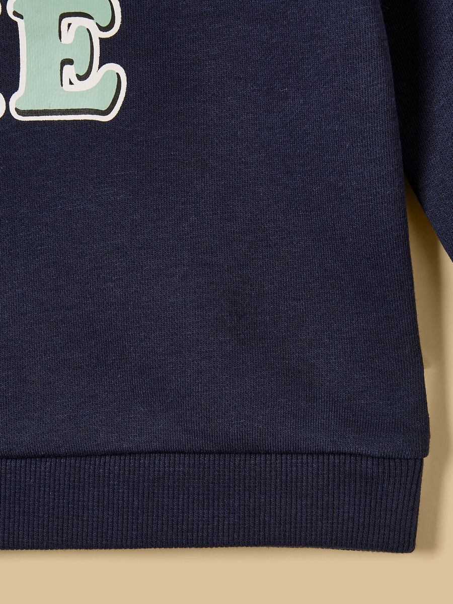 Typographic Print Sweatshirt