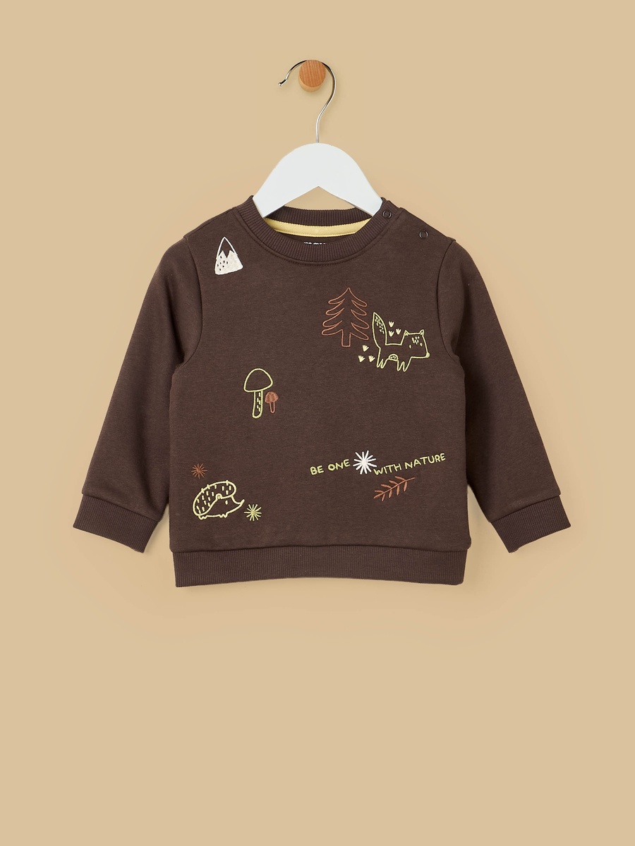 Pack of 2 - Embroidered Sweatshirt