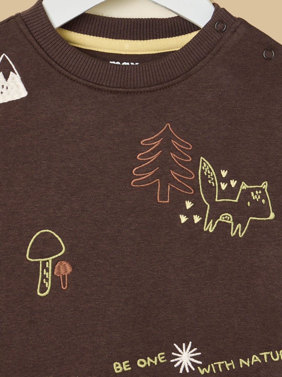Pack of 2 - Embroidered Sweatshirt
