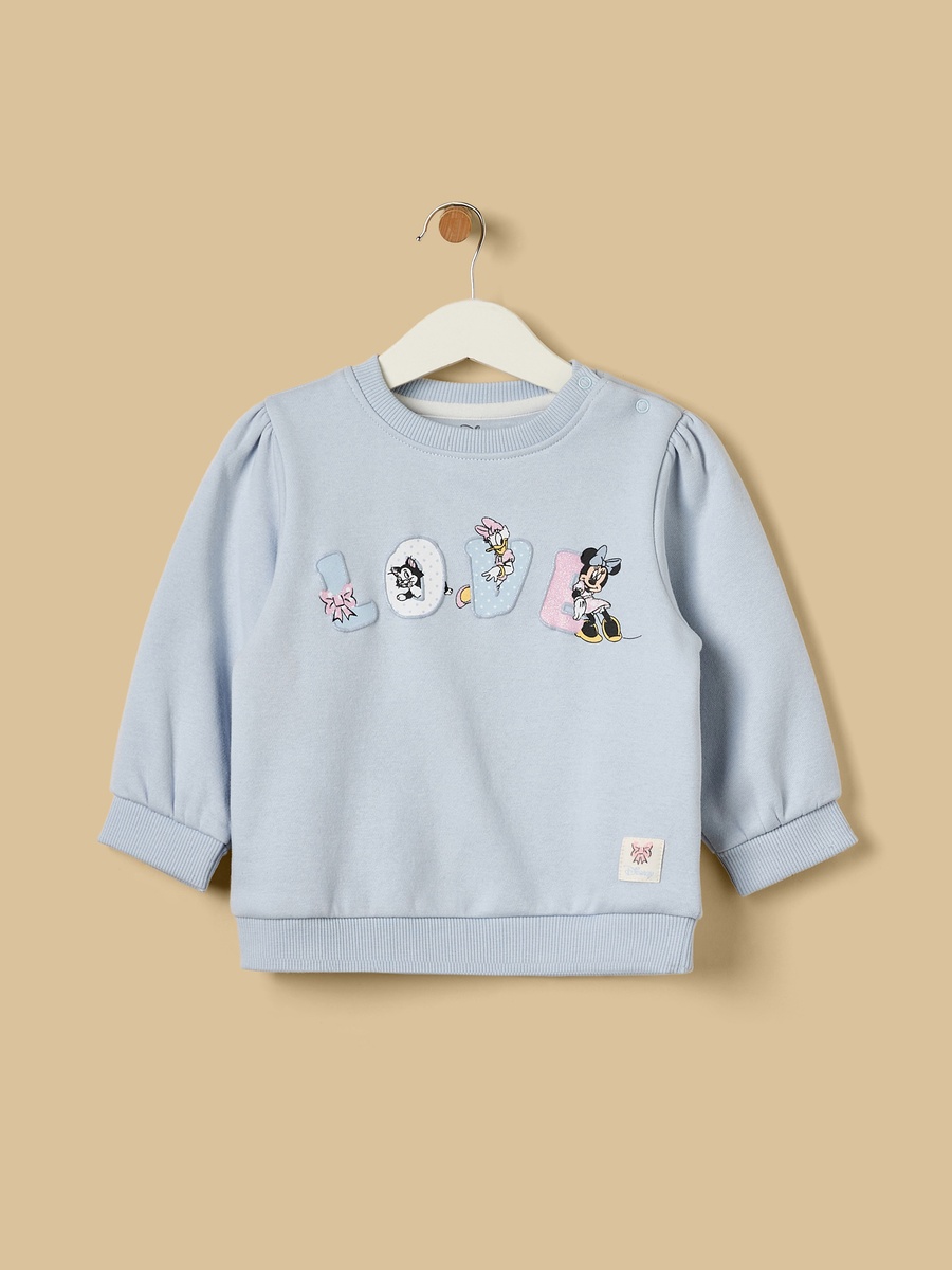 Minnie Mouse Print Sweatshirt