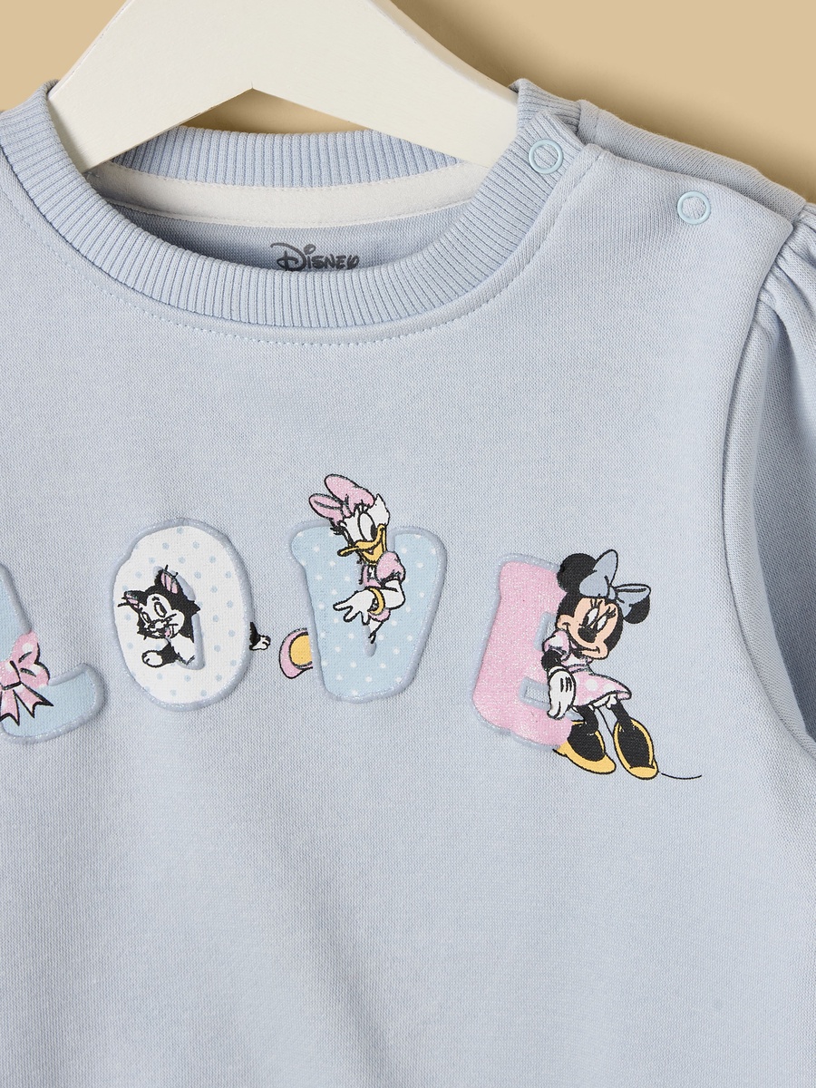 Minnie Mouse Print Sweatshirt
