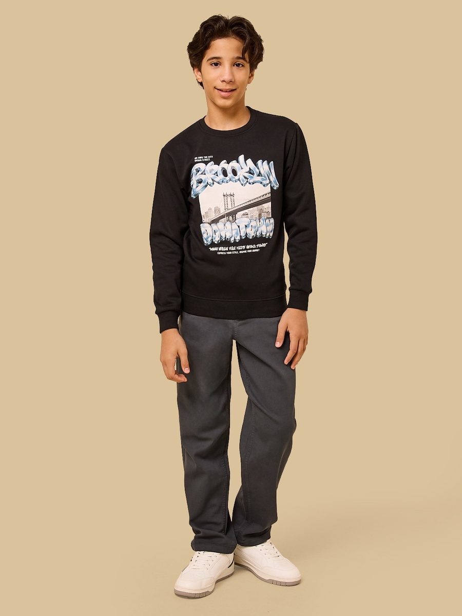 Photographic Print Sweatshirt