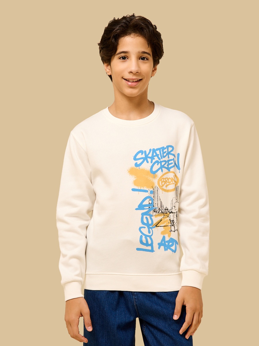 Skater Print Sweatshirt