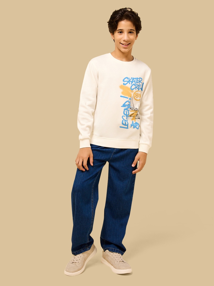 Skater Print Sweatshirt