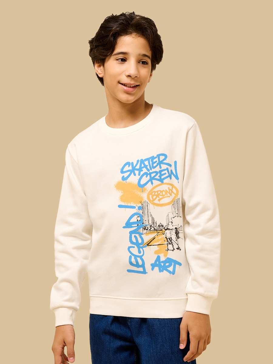 Skater Print Sweatshirt