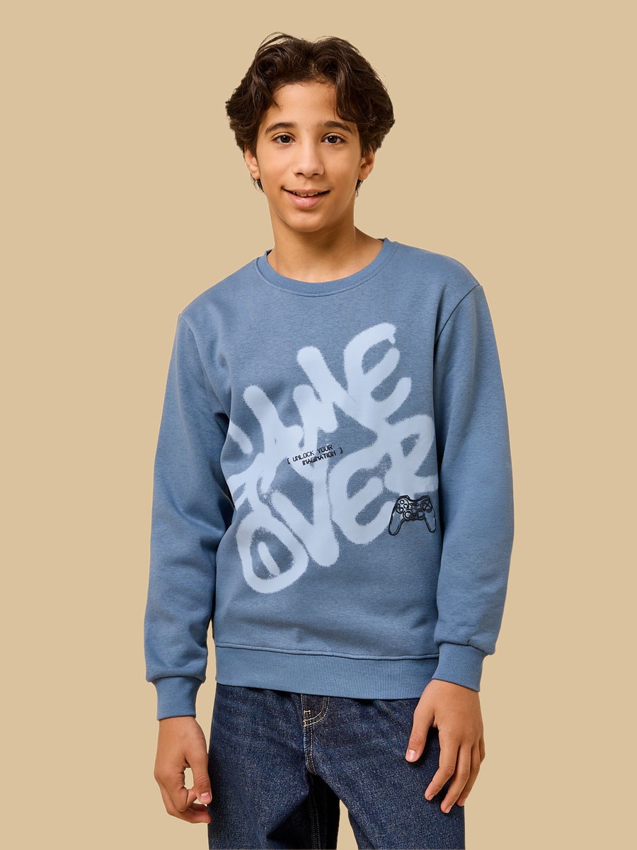 Game Over Print Sweatshirt