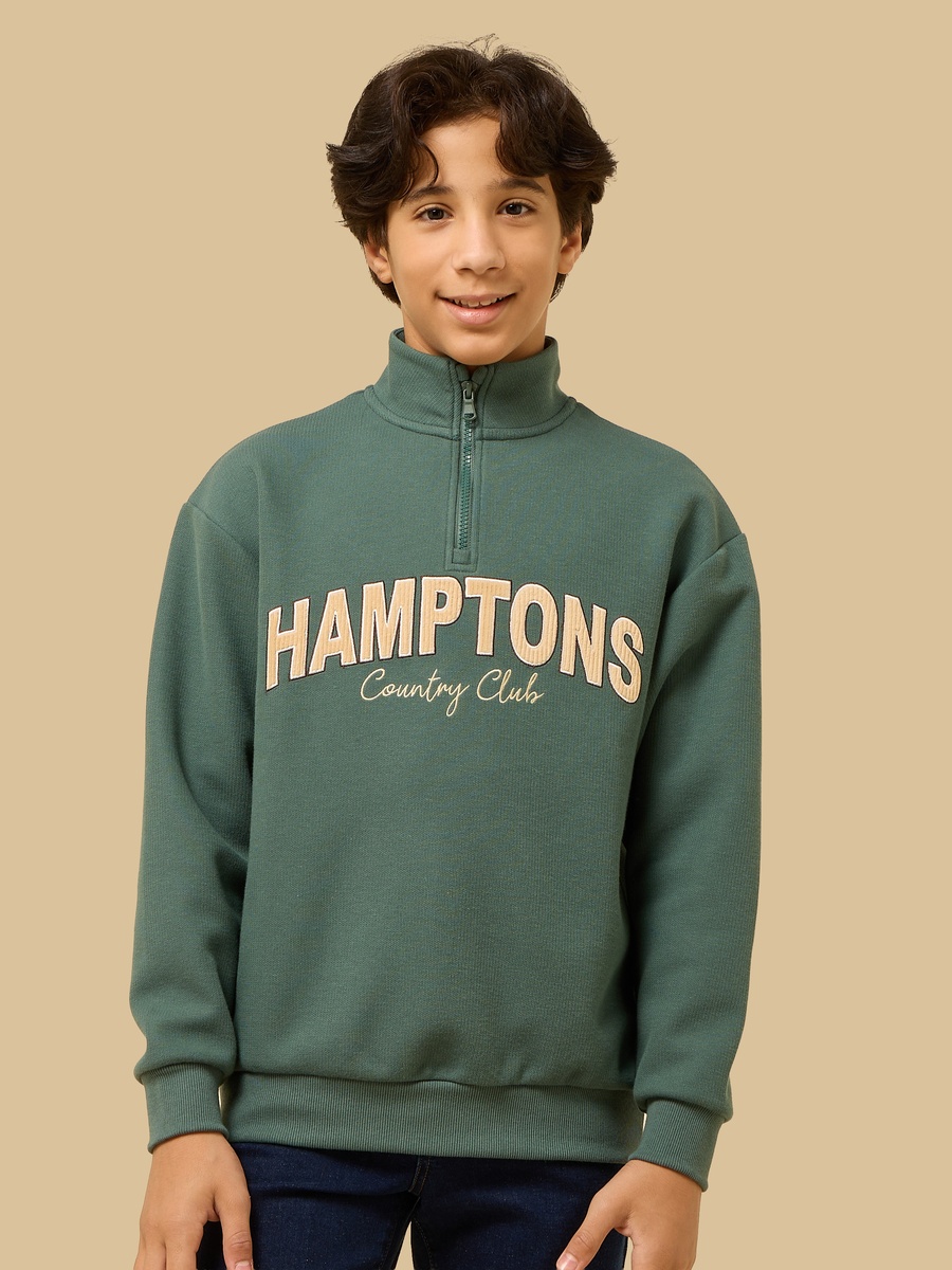 Patch Embroidery Sweatshirt