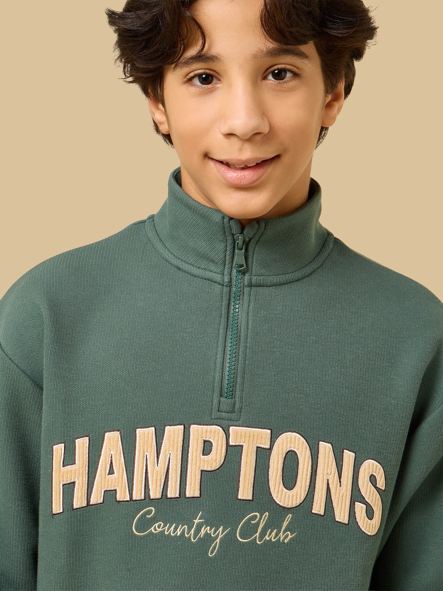 Patch Embroidery Sweatshirt