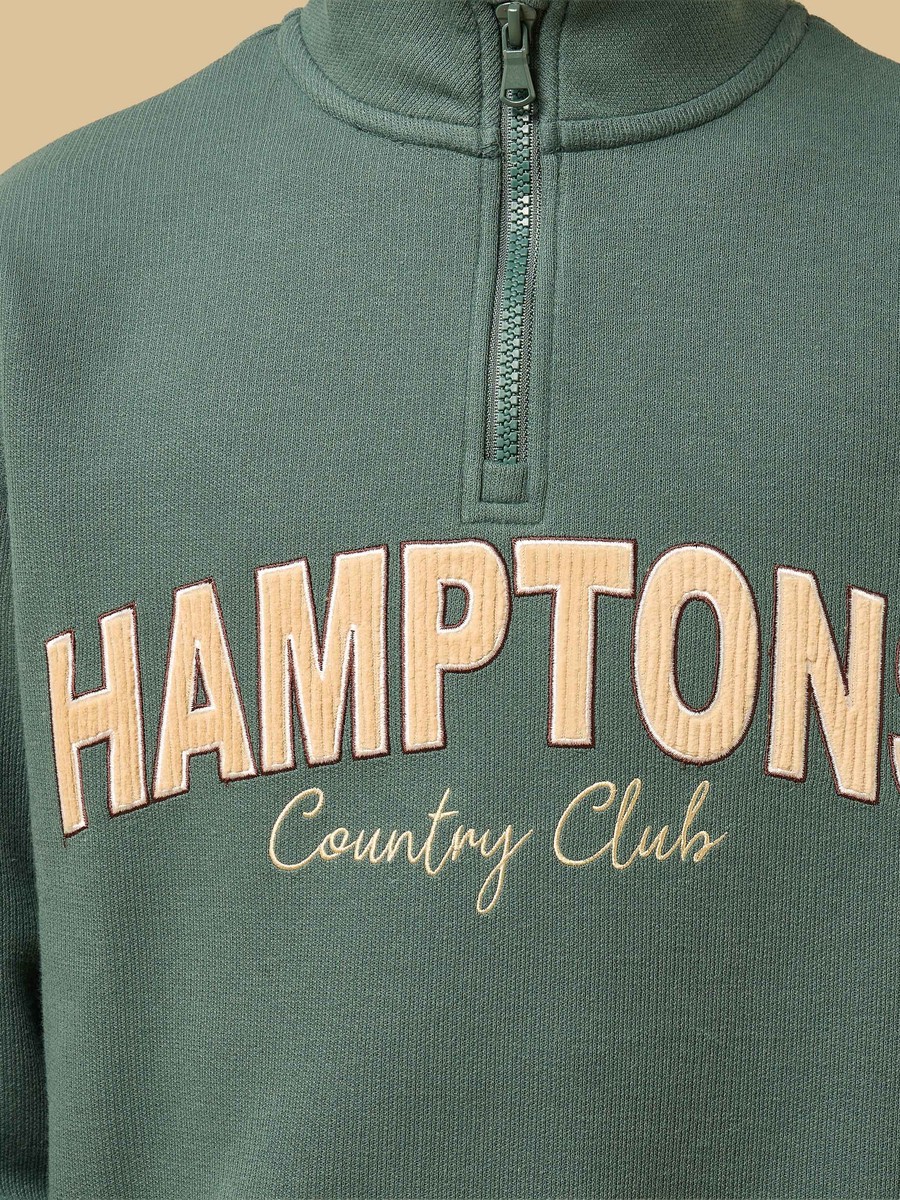 Patch Embroidery Sweatshirt