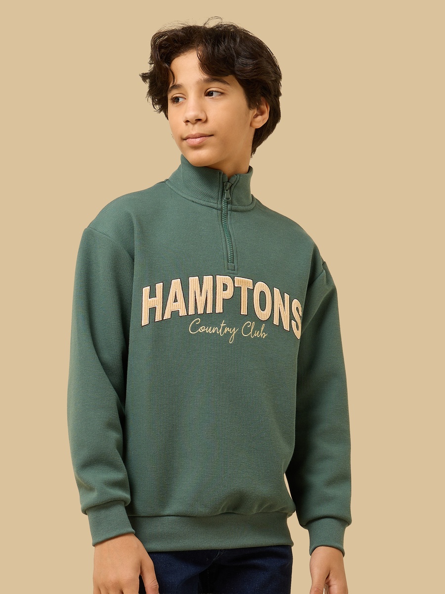 Patch Embroidery Sweatshirt