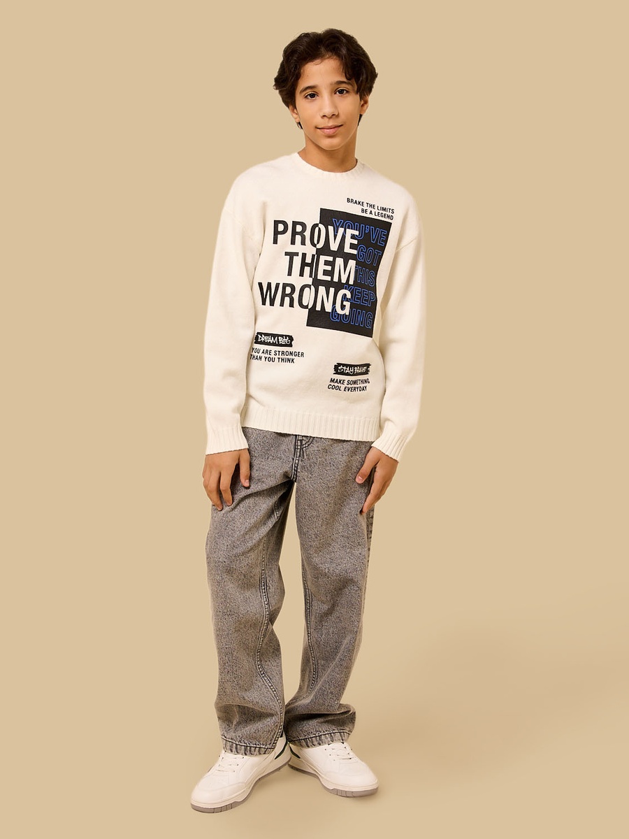 Slogan Print Sweatshirt