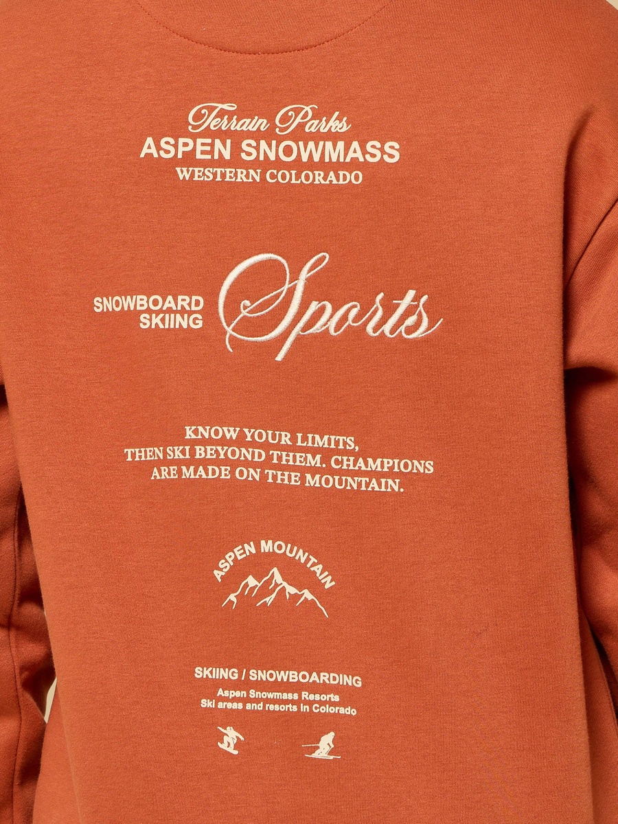 Typographic Print Sweatshirt