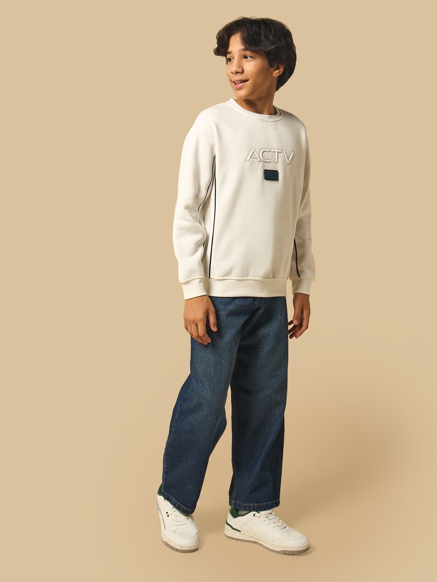Slogan Print Sweatshirt