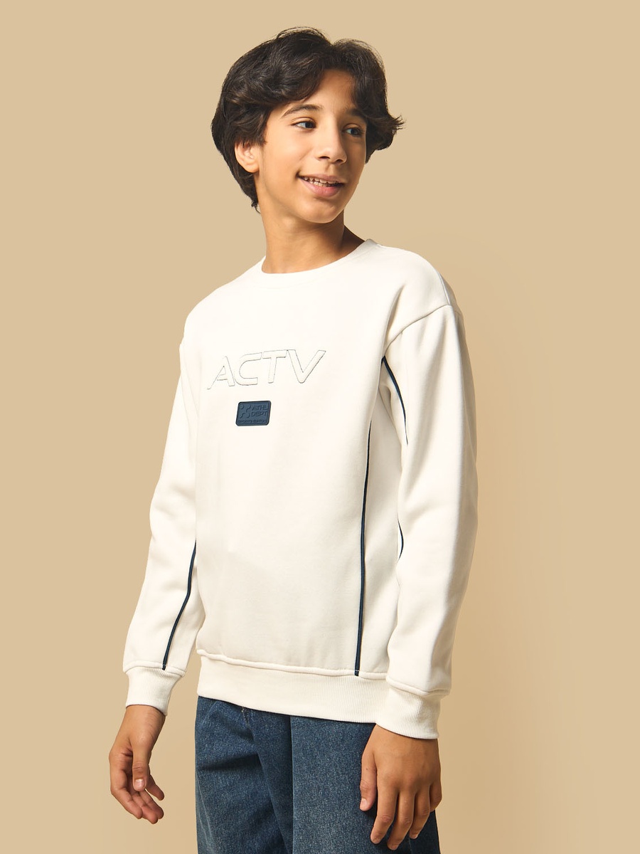 Slogan Print Sweatshirt