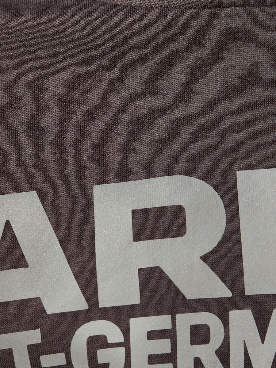 Paris Saint-Germain Print Hooded Sweatshirt with Kangaroo Pocket