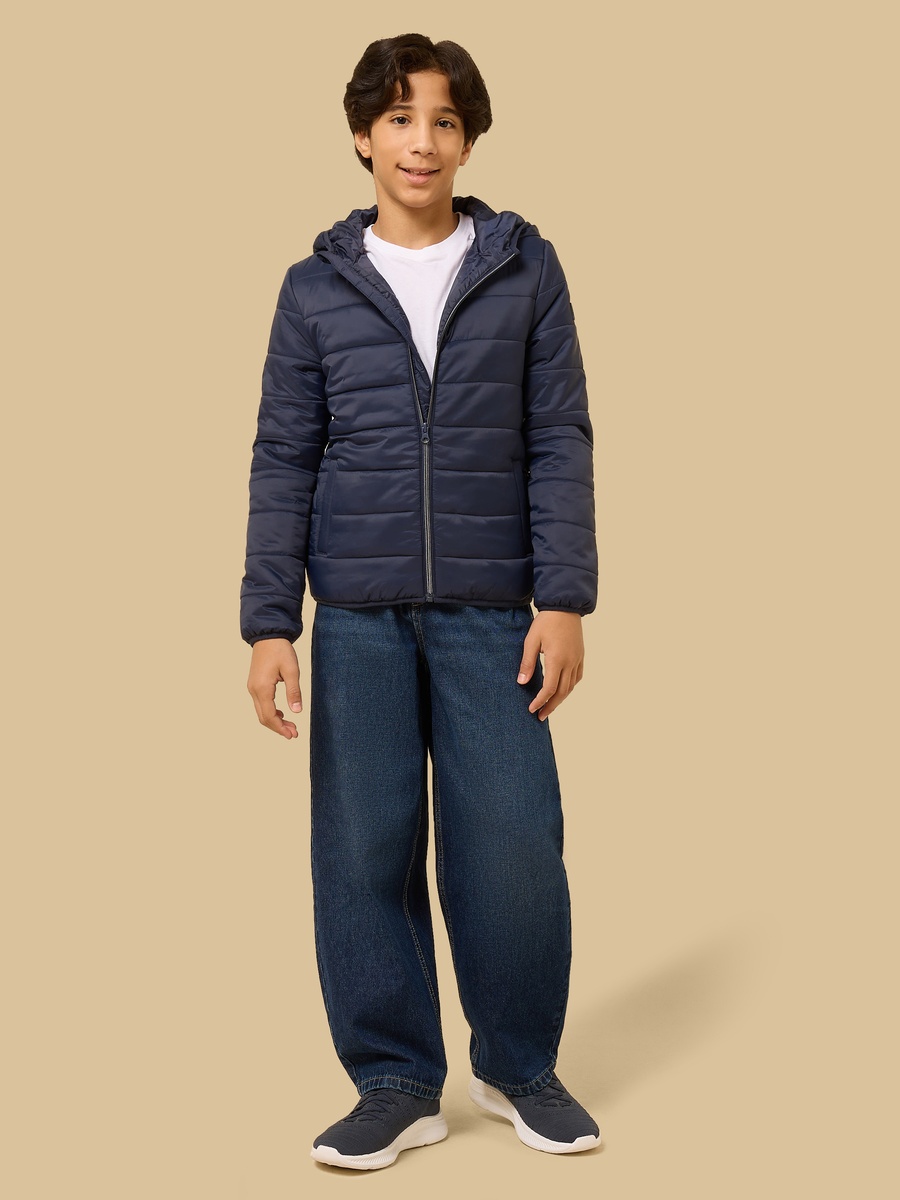 Quilted Hooded Puffer Jacket