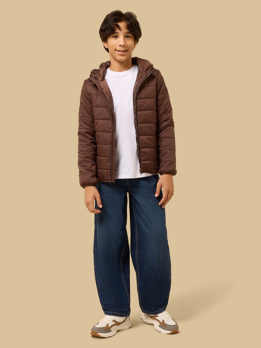 Quilted Hooded Puffer Jacket