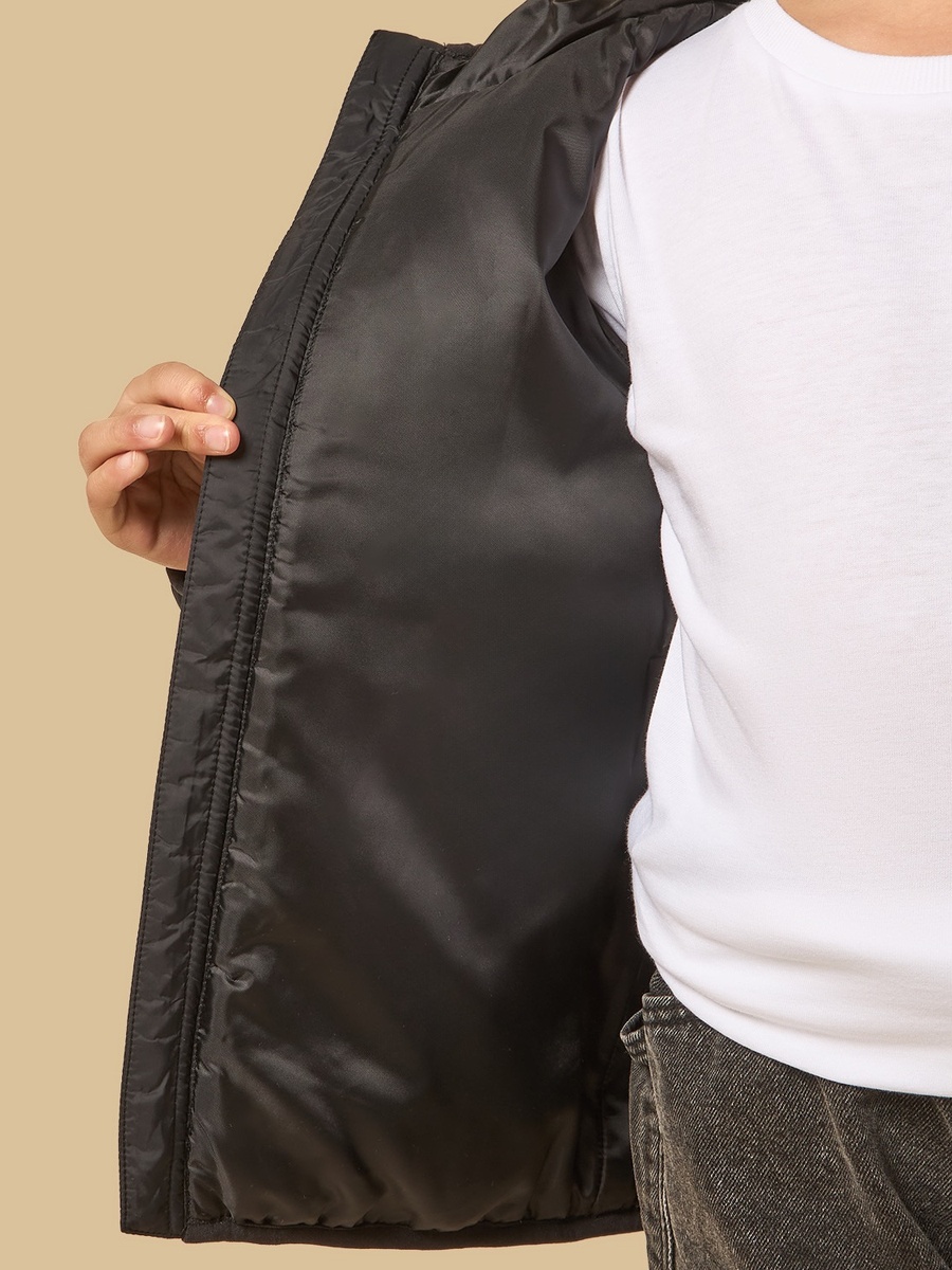 Plain Hooded Puffer Jacket