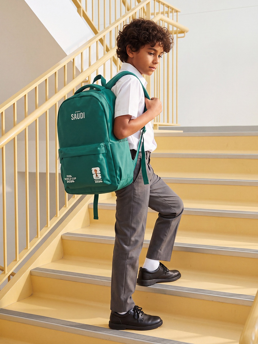 Saudi Arabia Print Backpack with Pockets