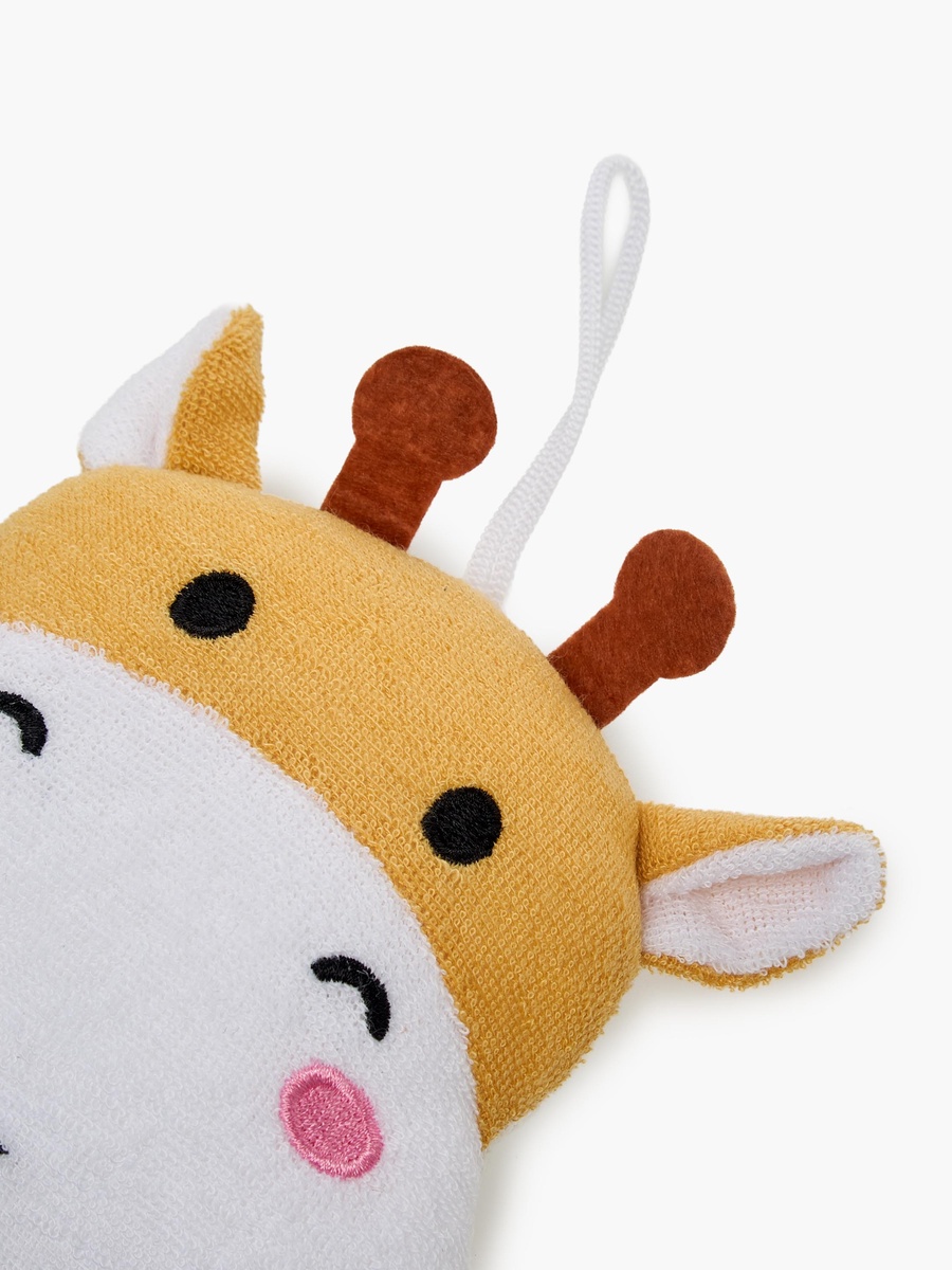 Giraffe Bath Scrubbie with Loop