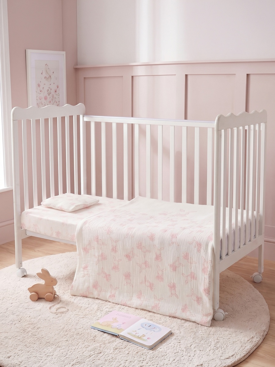 Bunny Print 3-Piece Comforter Set - 58x45x41 cm
