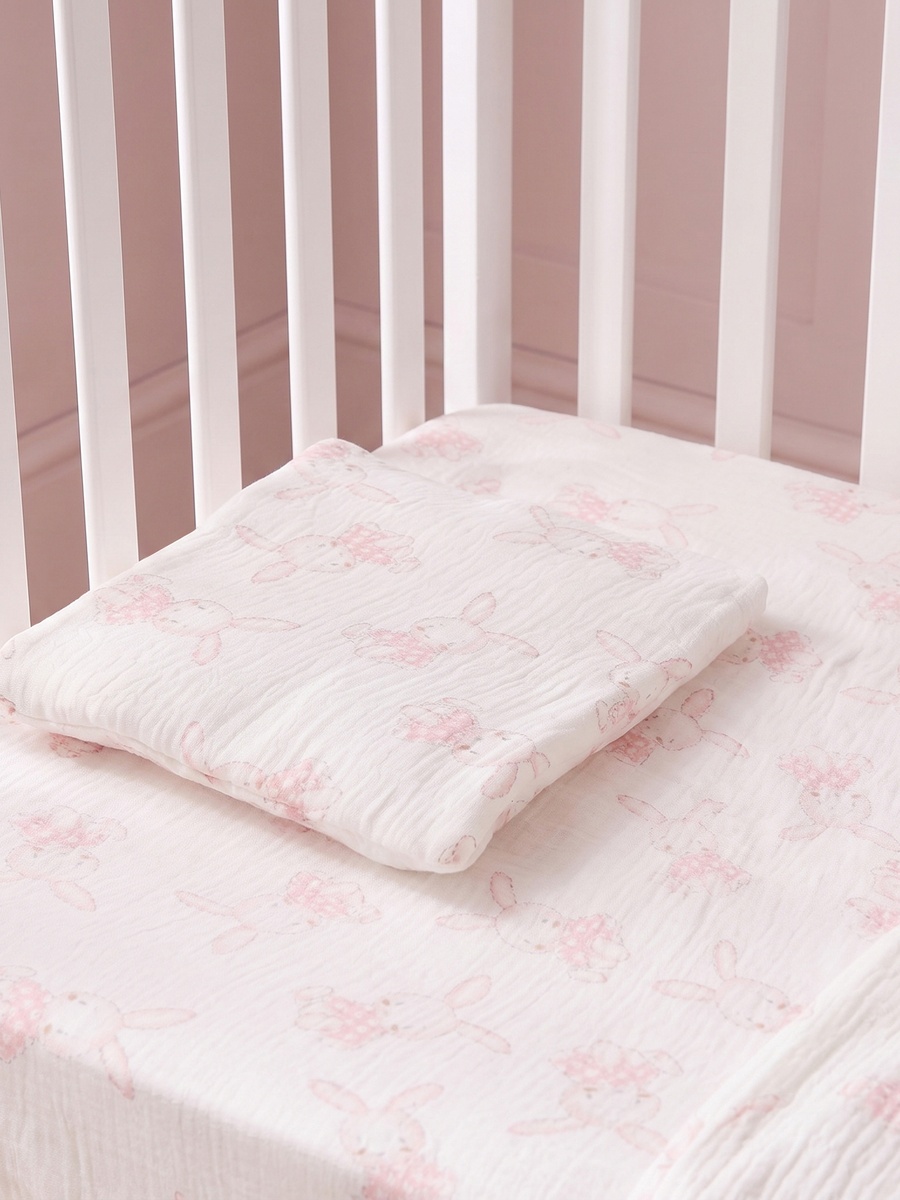 Bunny Print 3-Piece Comforter Set - 58x45x41 cm