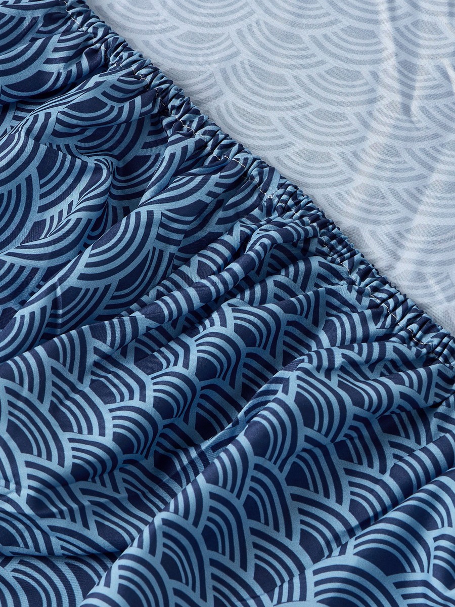 Printed 4-Piece Microfiber Bedding Set