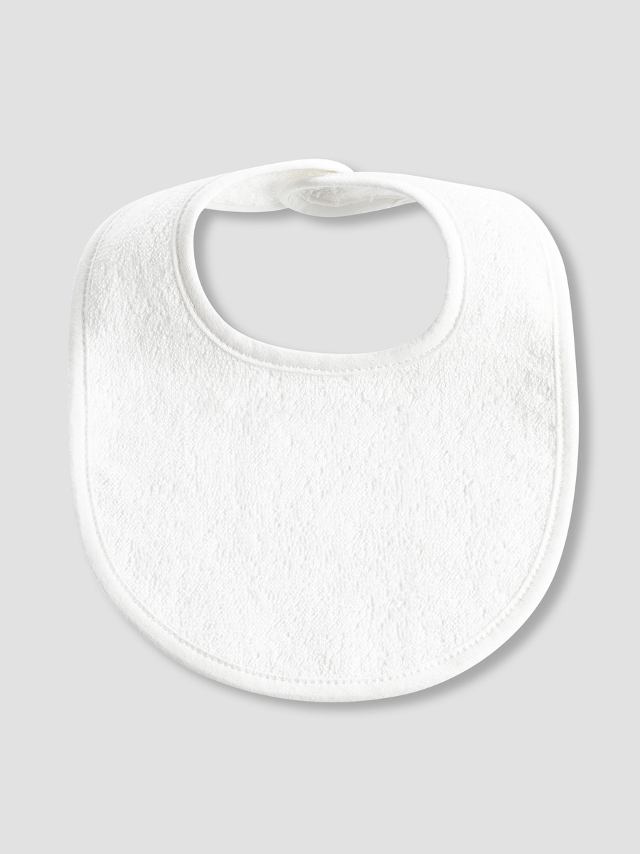 Pack of 4 Baby Bib with Snap Button Closure