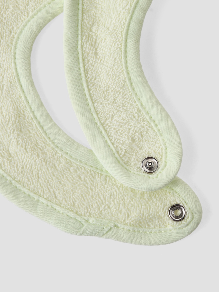 Pack of 10 Baby Bib with Snap Button Closure