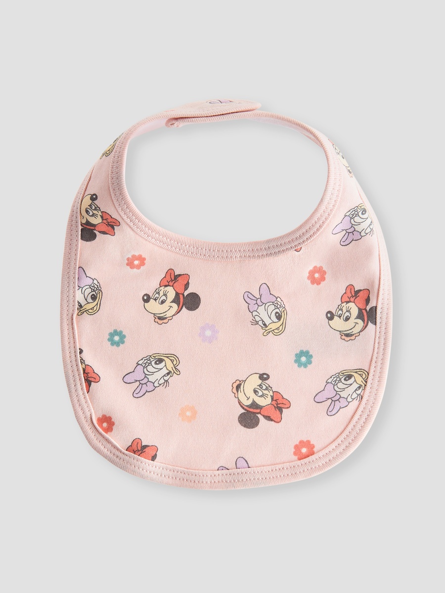 Minnie and Daisy Print Bib with Button Closure - Set of 2