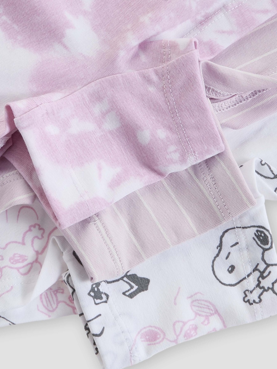 Pack of 3 Boyshorts with Snoopy Print