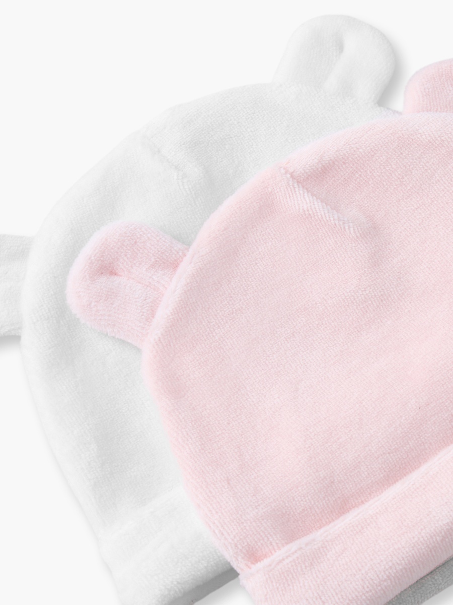 Pack of 2 Cap with 3D Ear Accent