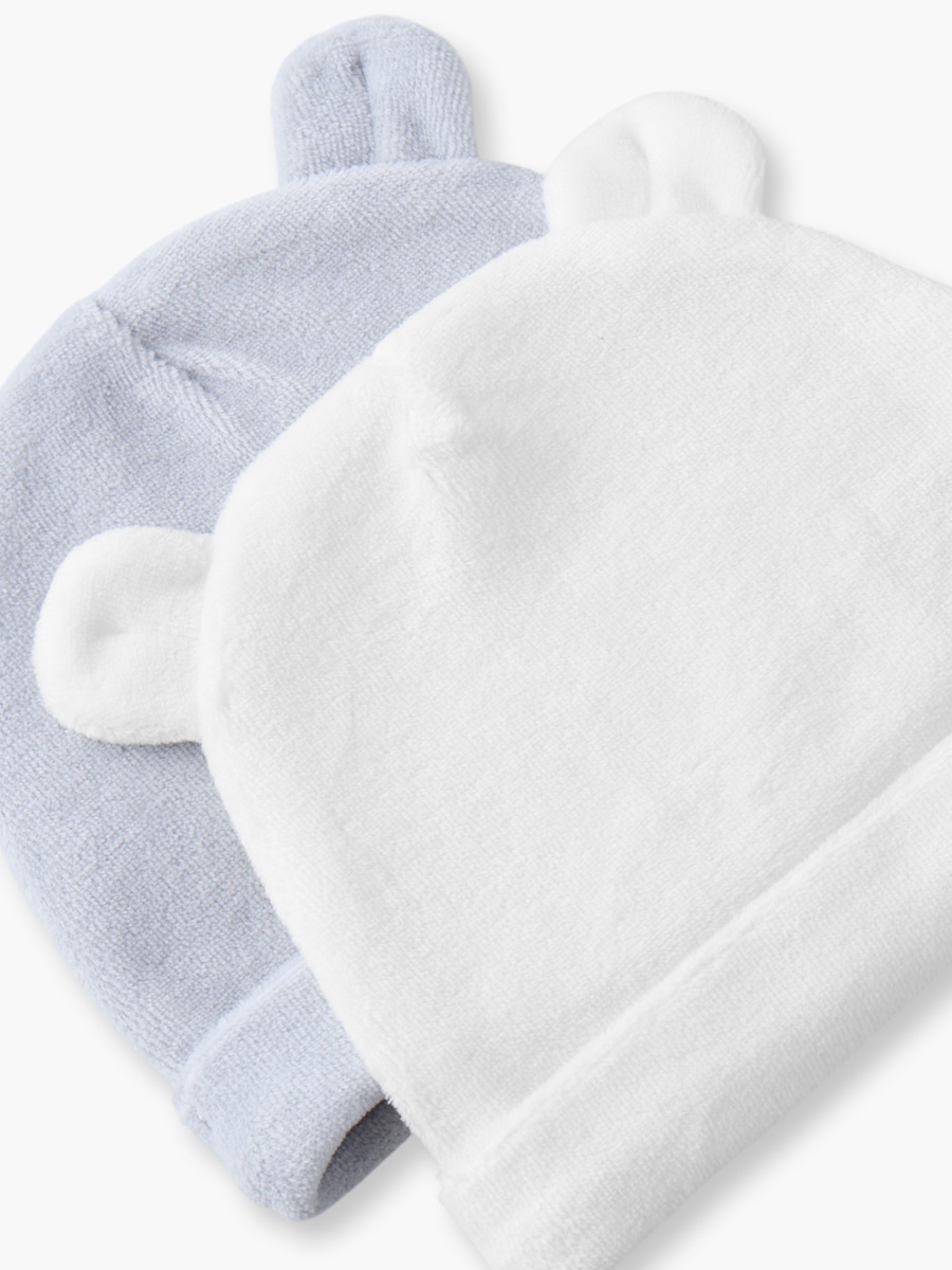 Pack of 2 Cap with 3D Ear Accent