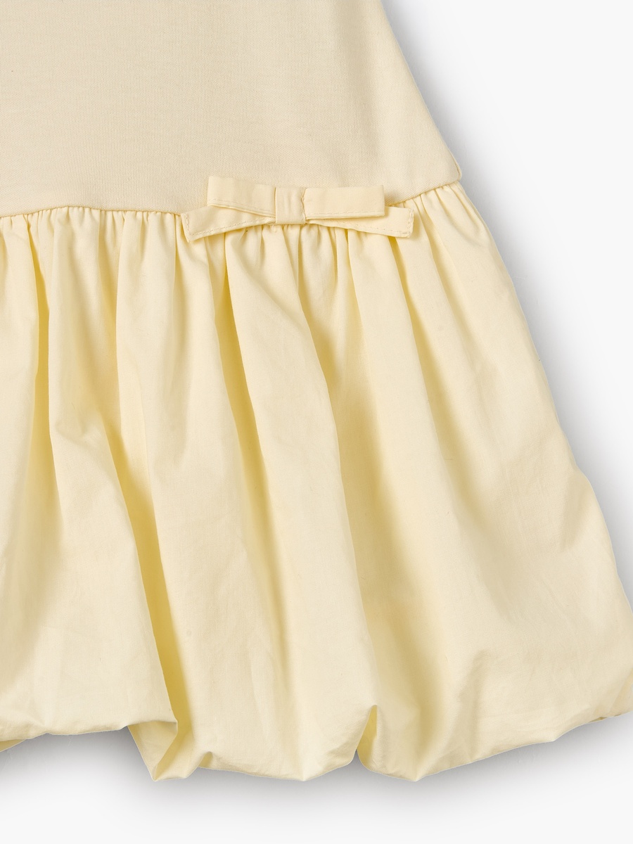 Round Neck Short Sleeves Knee Length Dress with Marie Print