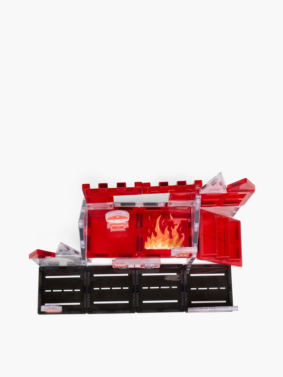 32-Piece Fire Control Magnetic Tiles Set