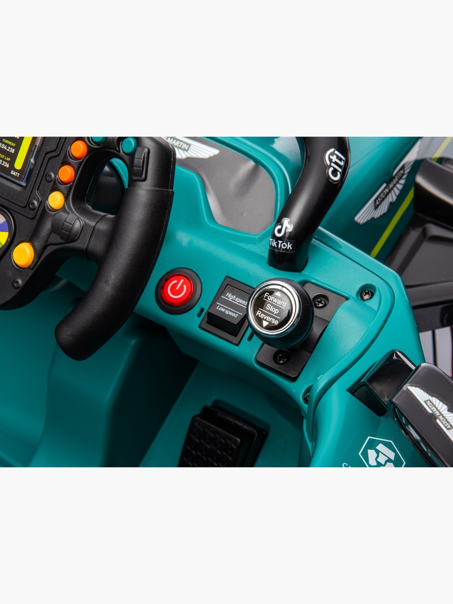 Aston Martin AMR3 F1�Ride-On 12V Rechargeable Car