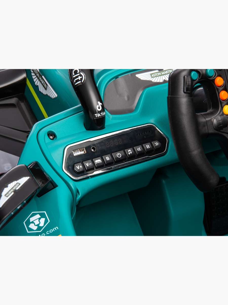 Aston Martin AMR3 F1�Ride-On 12V Rechargeable Car
