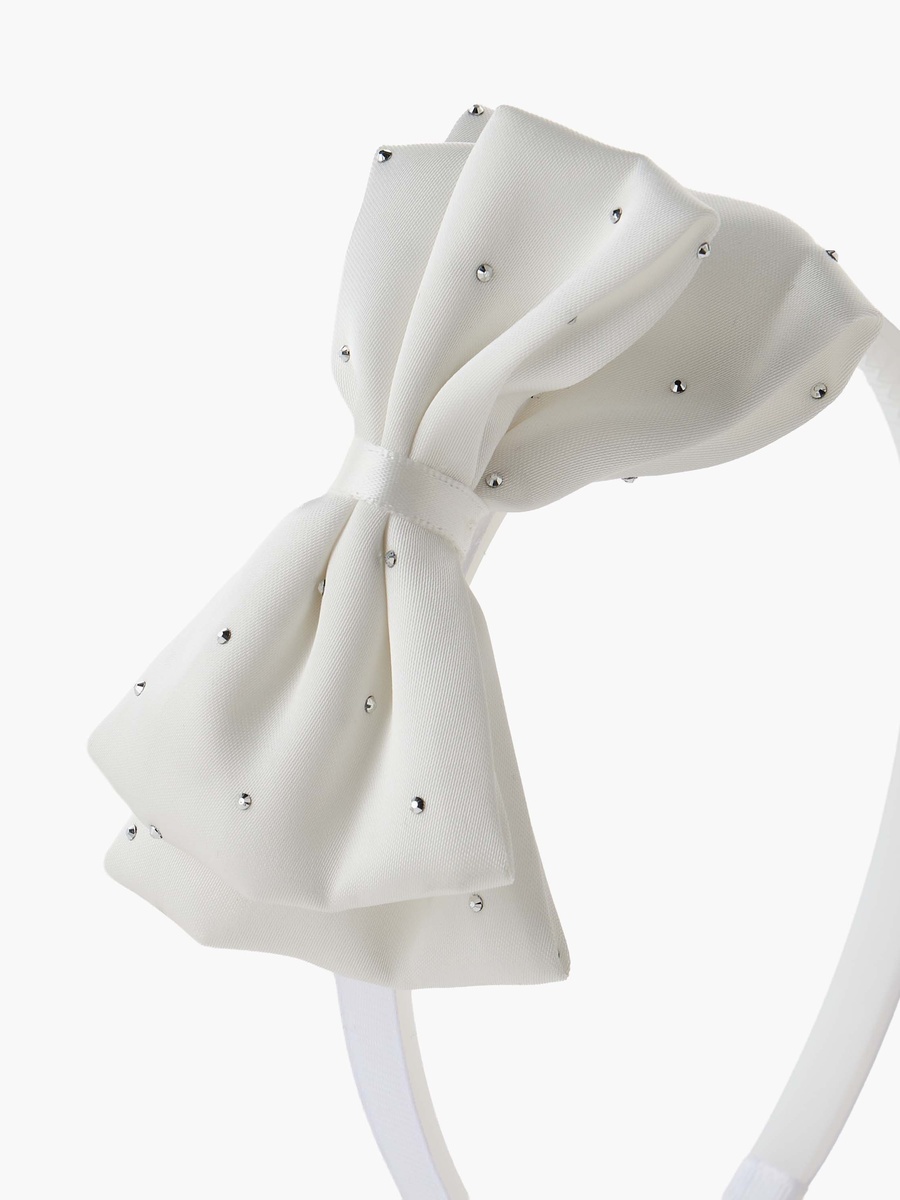 Set of 3 Hairband with Bow Hair Clip