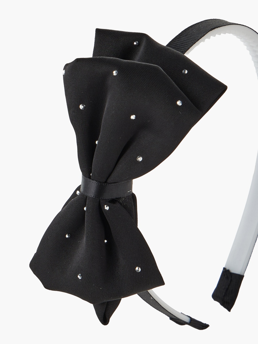 Set of 3 Bow Hairband and Hair Clip