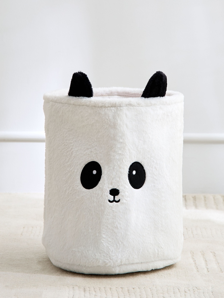 Panda Plush Storage Hamper - 30x30x35 cm