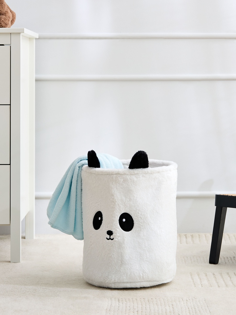 Panda Plush Storage Hamper - 30x30x35 cm