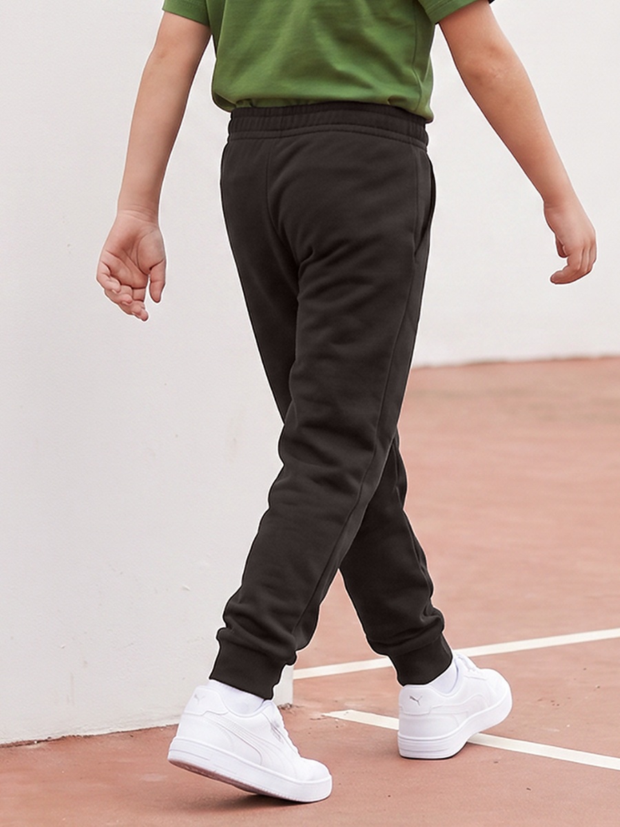 Elasticated Waist Joggers with Logo Print