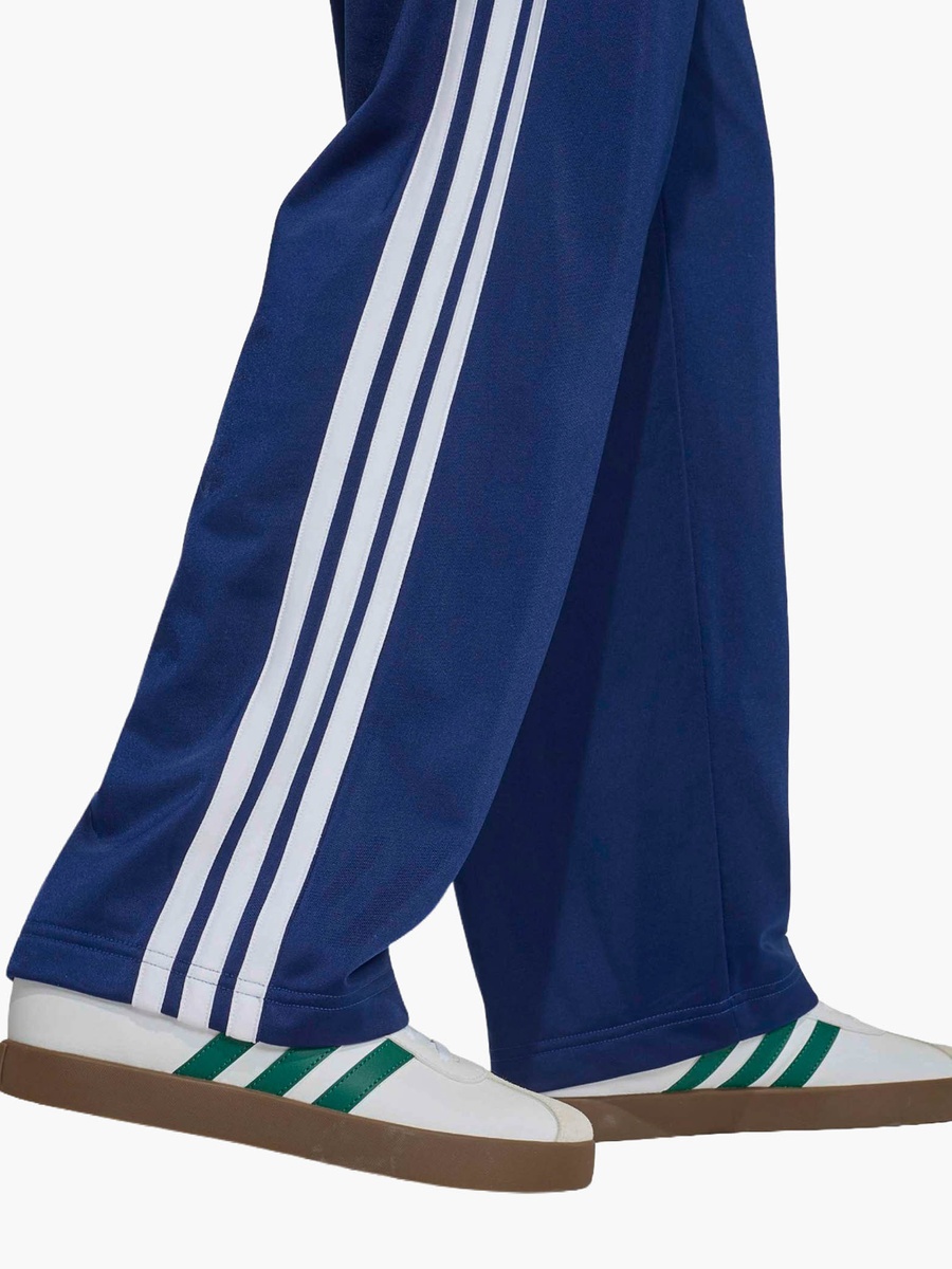 Elasticated Drawstring Waist Track Pants with Side Stripes