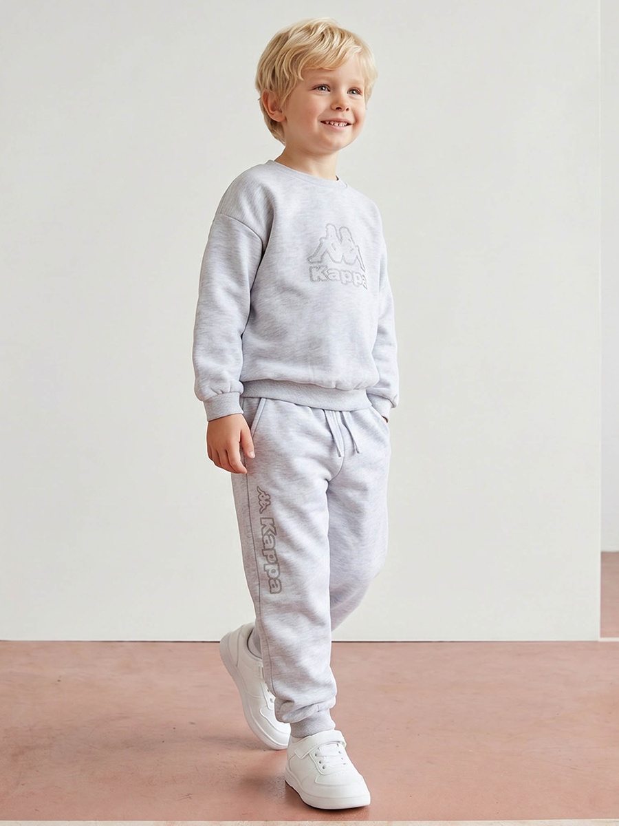 Elasticated Drawstring Waist Joggers with Logo Print