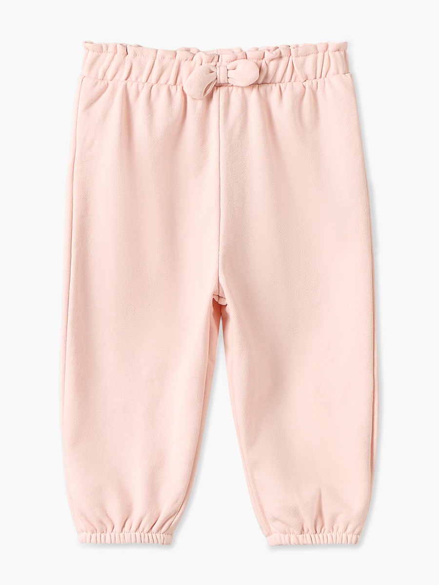 Elasticated Waist Joggers with Bow Detail