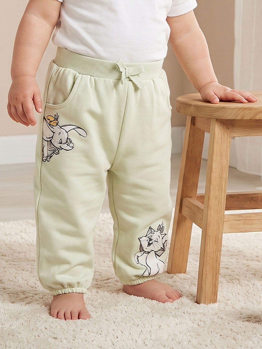 Pack of 2 Elasticated Joggers with Cartoon Print